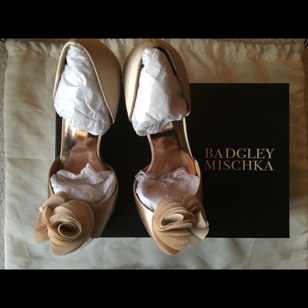 COPY - Badgley Mischka Satin Shoes